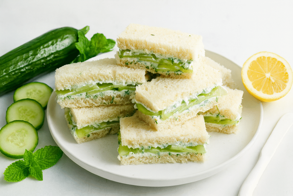How to make cucumber sandwiches
