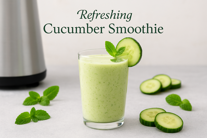 How to make cucumber smoothies