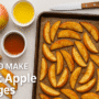 How to make roast apple wedges