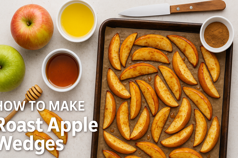 How to make roast apple wedges