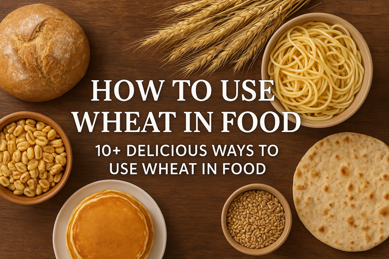 How to use wheat in food