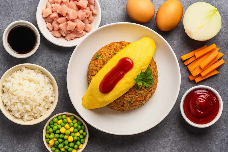 Japanese Omurice