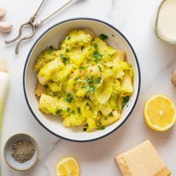 Leek Pasta with Parmesan