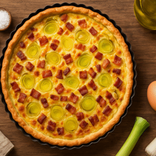 🥓✨ How to Make Leek and Bacon Quiche – The Ultimate Savory Delight! 13 How to make Leek and Bacon Quiche