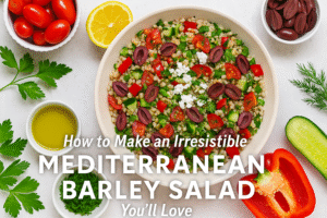 How to Make an Irresistible Mediterranean Barley Salad You’ll Love💚🥗