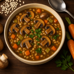 Mushroom Barley Soup
