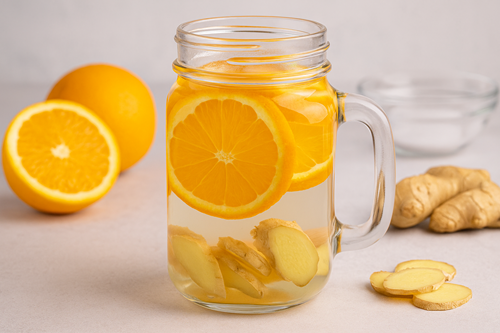 π§‘ How to Make Energizing Orange-Ginger Detox Water (A Powerful Morning Cleanse!) 2 Detox Water Recipe