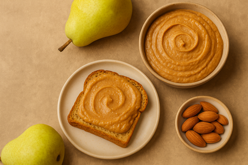 Irresistible Pear and Nut Butter: A Healthy Spread You’ll Fall in Love With 💛 2 Pear and Nut Butter