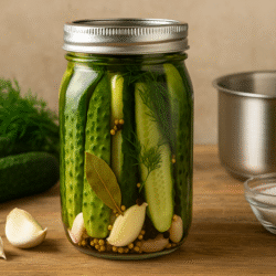 How to make pickled cucumbers