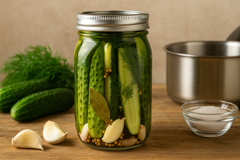 How to make pickled cucumbers