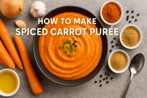 How to Make a Delicious Flavourful Spiced Carrot Purée🥕🩵