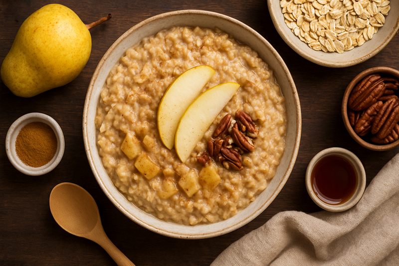 Spiced Pear Oatmeal