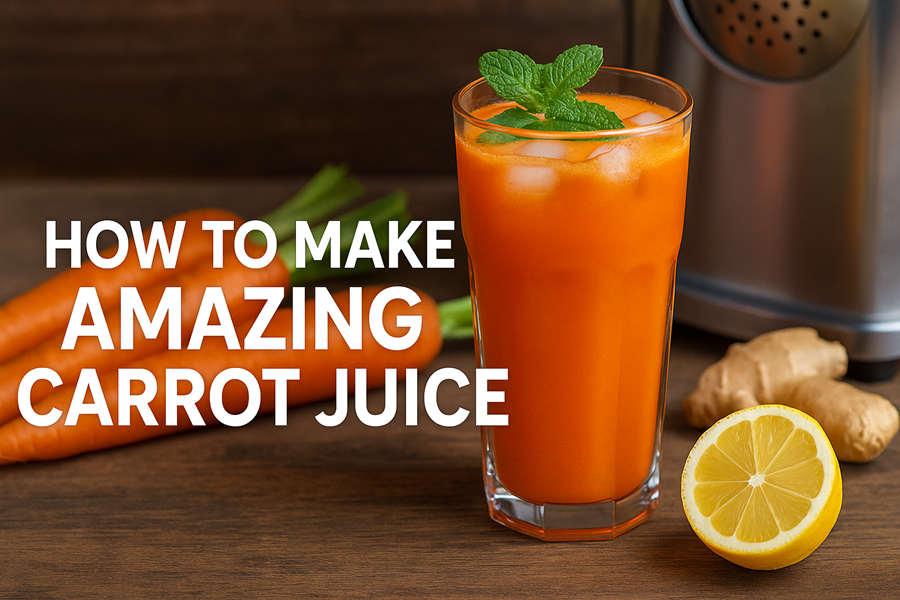 🥕✨ How to Make Amazing Carrot Juice: A Powerful & Delicious Recipe for Vibrant Health 🍹💖 1 carrot juice