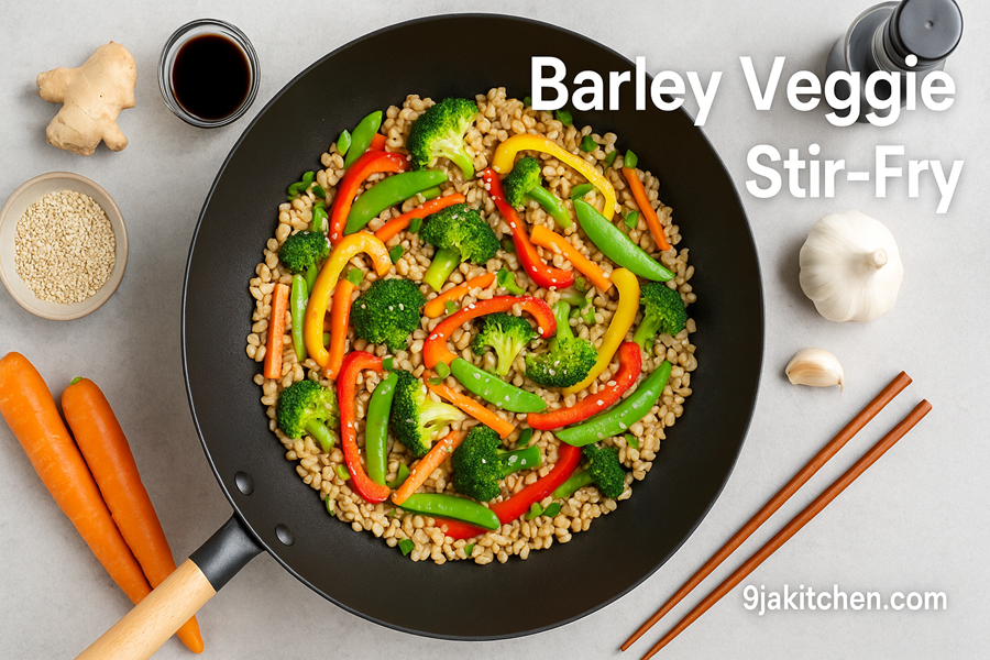 π₯’ How to Make Barley Veggie Stir-Fry: A Delicious and Wholesome Power Meal πΏ 1 how to make Barley Veggie Stir-Fry