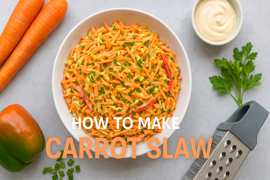 🥕 How to Make Carrot Slaw – A Fresh, Crunchy & Healthy Side Dish Everyone Loves 1 how to make Carrot Slaw