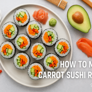 how to make Carrot Sushi Rolls