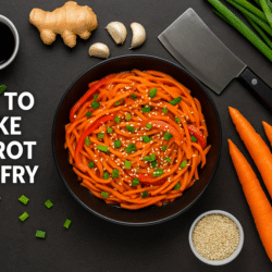 how to make carrot stir-fry