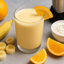 how to make a creamy orange smoothie