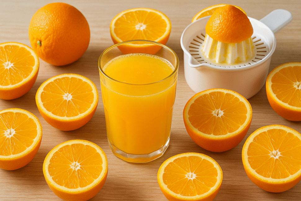 How to Make Fresh Orange Juice: The Ultimate Refreshing & Healthy Power Drink🍊🥤 1 how to make fresh orange juice