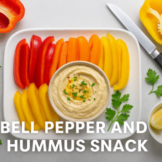 How to Make a Delightfully Powerful Bell Pepper and Hummus Snack🌶️✨ 17 Bell Pepper and Hummus Snack