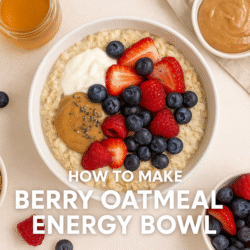 Berry Oatmeal Energy Bowl
