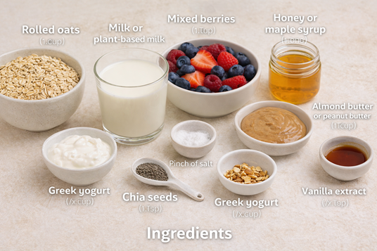 Oatmeal with berries