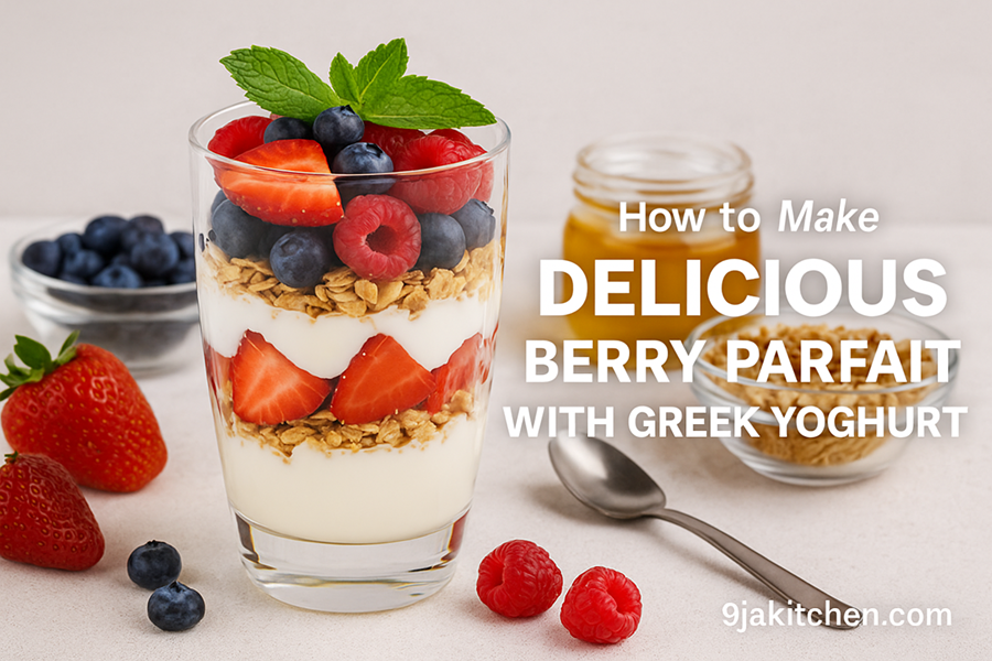 Berry Parfait with Greek Yoghurt