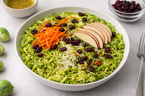 How to Make Brussels Sprouts And Apple Salad for a Delightfully Powerful Crunch 🥗✨ 2 Healthy Brussels Sprouts Salad