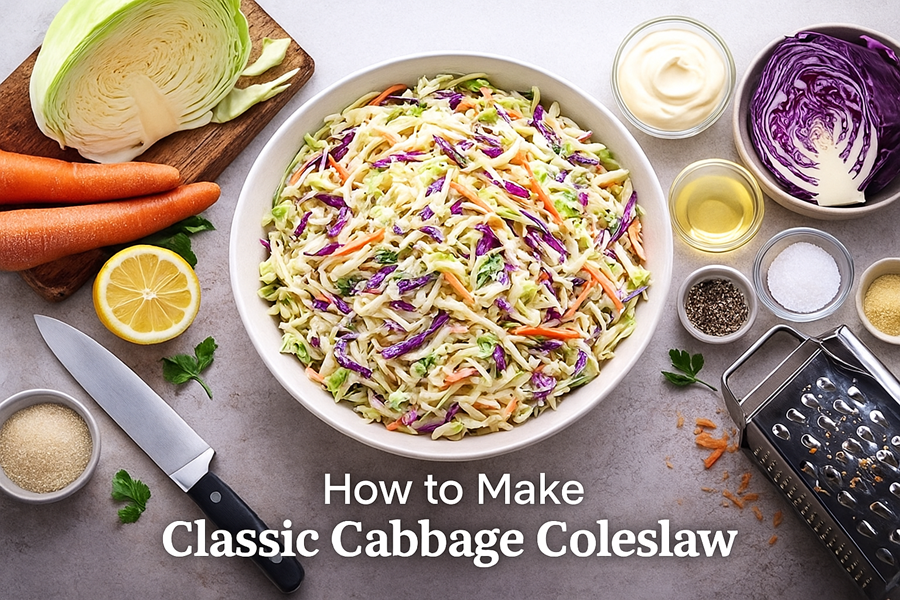 Classic Cabbage Coleslaw