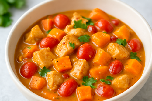 Coconut Chicken and Sweet Potato Stew 1