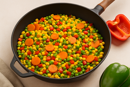 How to Make Corn And Vegetable Stir-Fry: A Delicious & Powerful Healthy Dish 🌽🔥 2 Corn & vegetable recipe