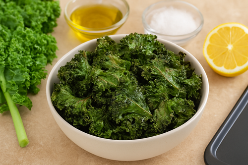 How to make Crispy Kale Chips (Baked): The Ultimate Delicious & Power-Packed Healthy Snack🌟 2 baked kale chips recipe