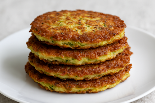 Healthy zucchini fritters
