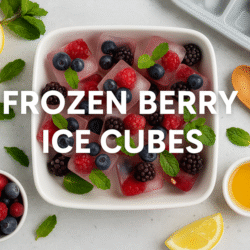 Frozen Berry Ice Cubes