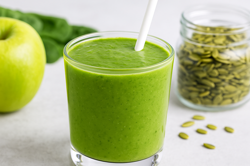 How to make a Powerful Green Energy Smoothie with Seeds (Pumpkin and Sunflower Seeds) π 2 pumpkin seeds smoothie