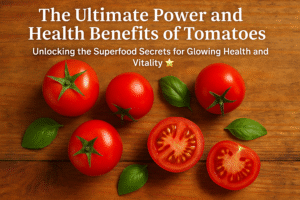 🍅The Ultimate Power and Health Benefits of Tomatoes: Unlocking the Superfood Secrets for Glowing Health and Vitality🌟