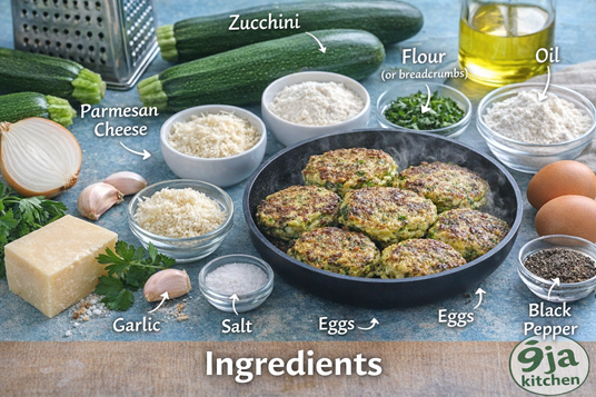 Easy zucchini fritters recipe
