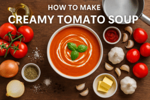 🧡How to Make Creamy Tomato Soup: A Delicious Flavour-Packed Bowl of Goodness🍅
