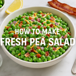 How to Make Fresh Pea Salad