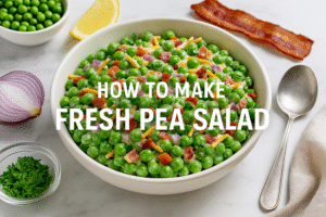 🥗 How to Make Fresh Pea Salad That’s Irresistibly Delicious 🌿