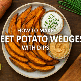 How to Make Irresistible Sweet Potato Wedges with Dips – A Powerful & Delicious Snack 🍠✨ 15 Sweet Potato Wedges