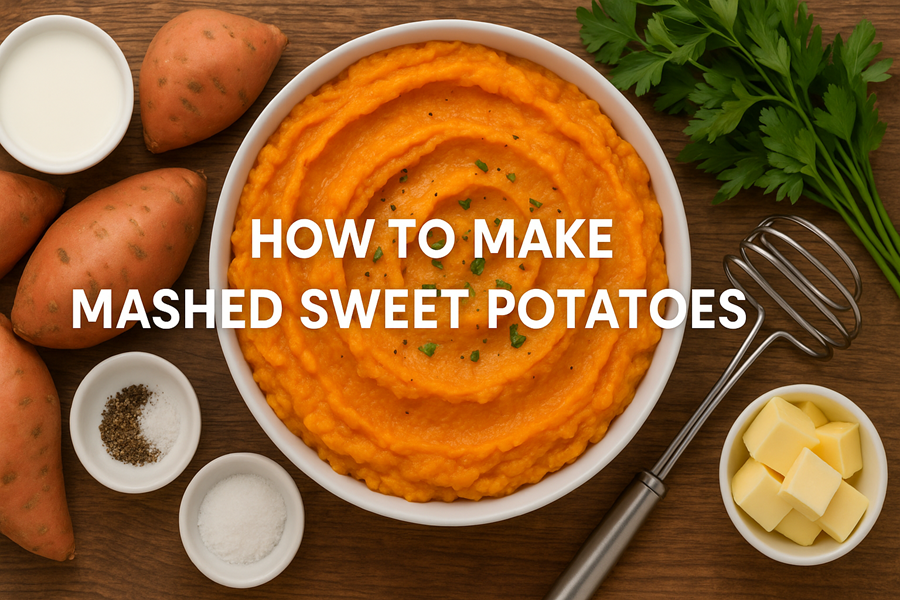 mashed sweet potatoes