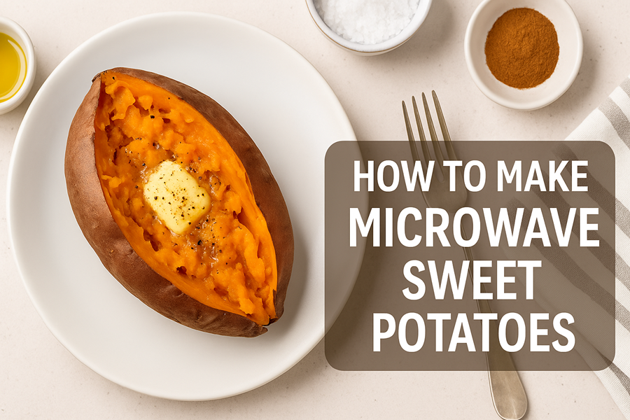 How to Make Microwave Sweet Potatoes