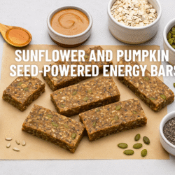 Sunflower and Pumpkin Seed-Powered Energy Bars