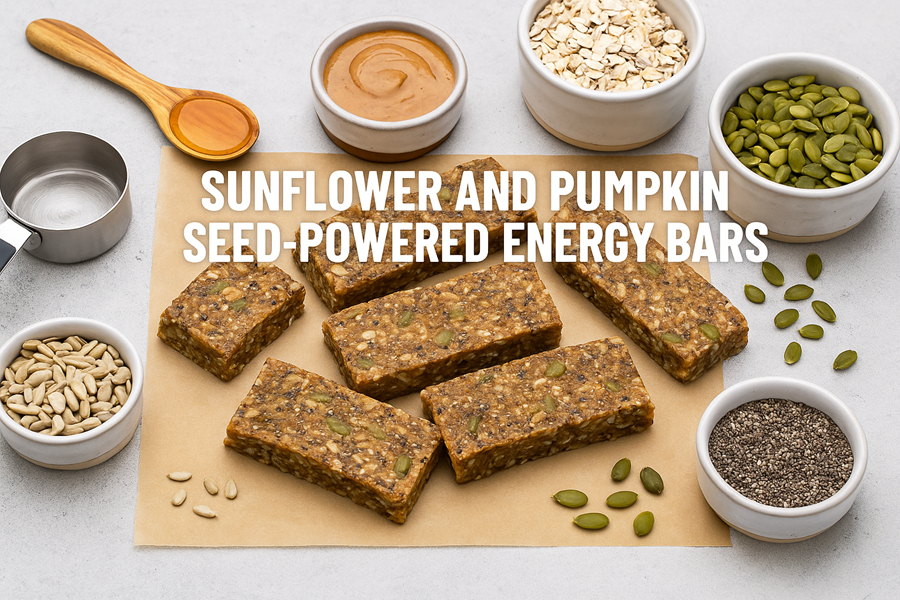 Sunflower and Pumpkin Seed-Powered Energy Bars