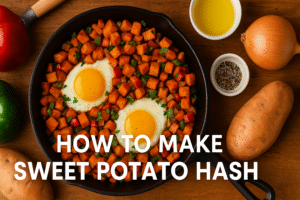 🥔✨ How to Make Sweet Potato Hash – A Delicious, Healthy & Easy Breakfast Power Dish!