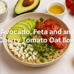 Feta and Cherry Tomato Oat Bowl