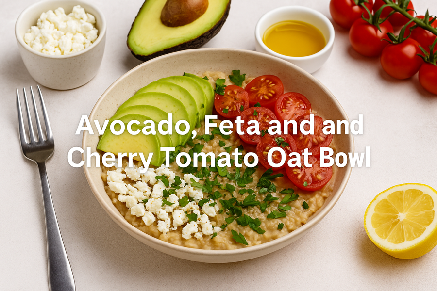 Feta and Cherry Tomato Oat Bowl