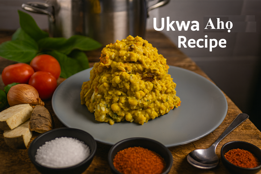 How to make Breadfruit + Corn Porridge (Ukwa Ahọ)