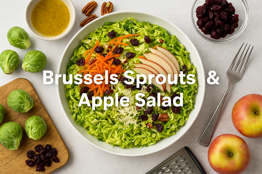 Brussels Sprouts and Apple Salad